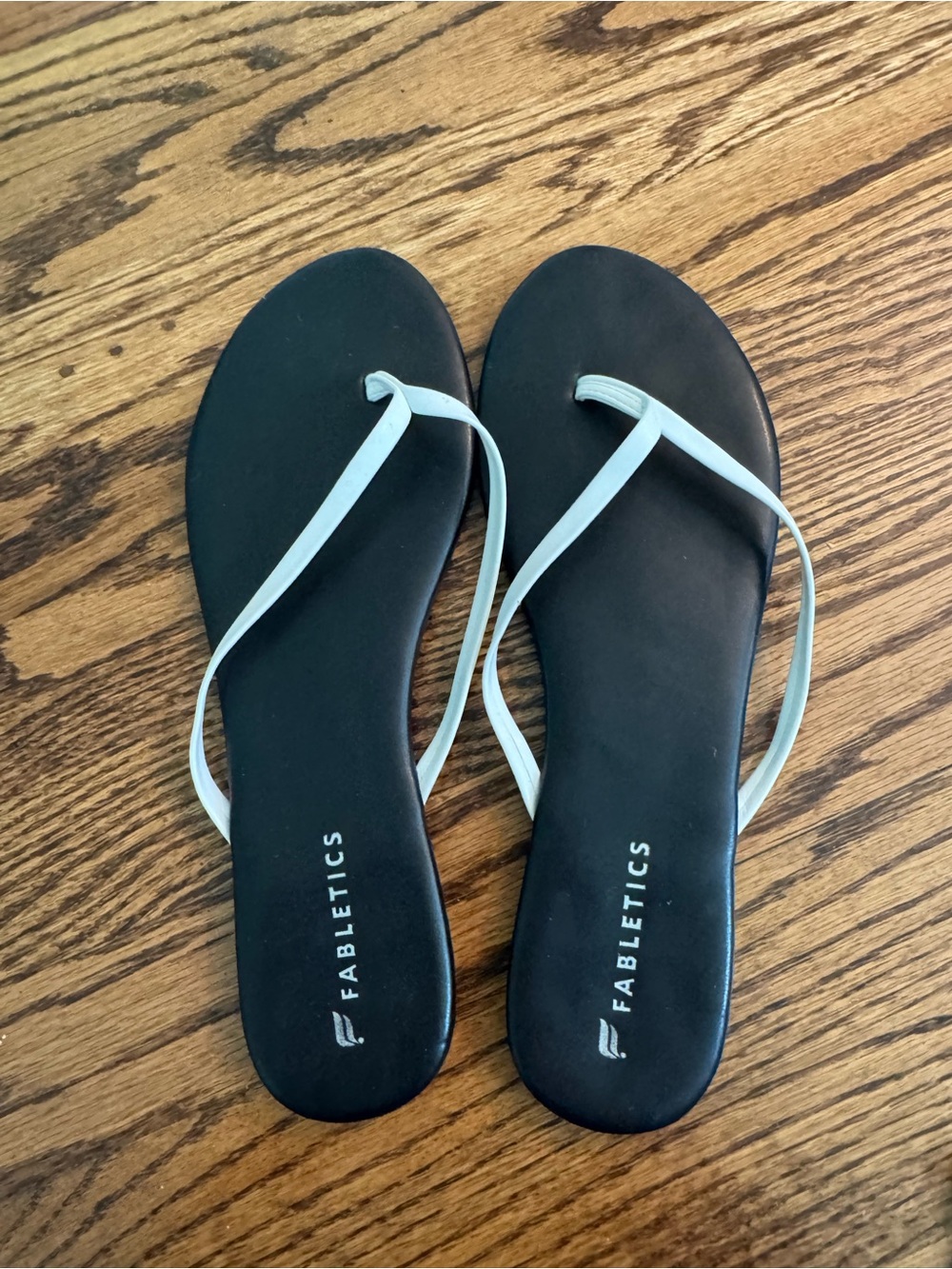 Fabletics Black Flip Flop Sandals